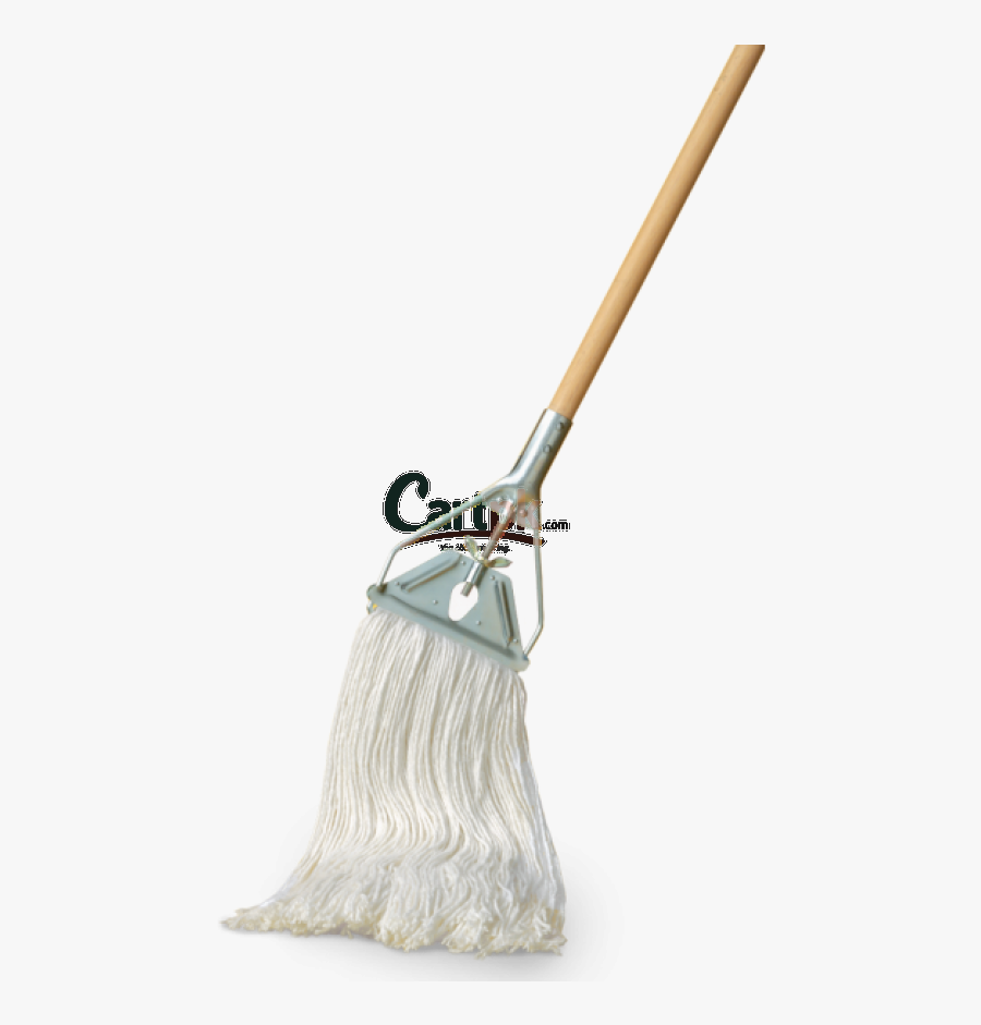 Stick Mop With Steel Rod, Transparent Clipart
