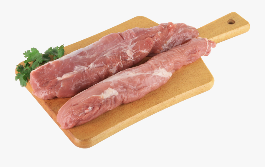Board With Meat And Parsley Png Clipart, Transparent Clipart
