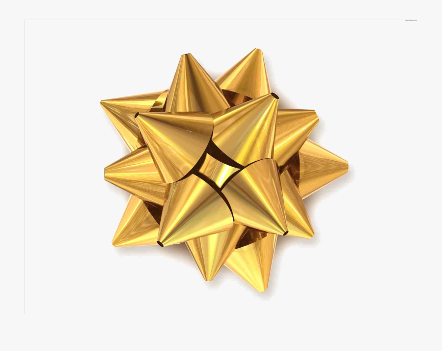 Christmas Bow S Gold Christmas Bow Clipart U Happy, Transparent Clipart