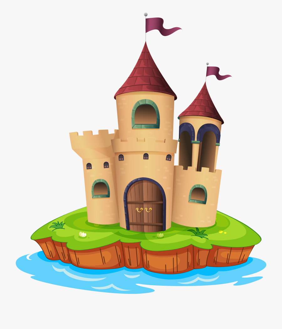 Transparent Castle And Water Png Picture, Transparent Clipart