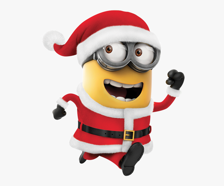 Minions Christmas Clipart, Transparent Clipart