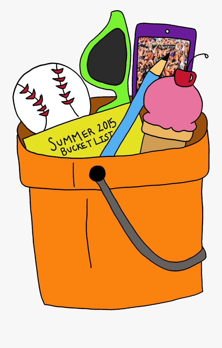 Titan Summer Bucket List, Transparent Clipart