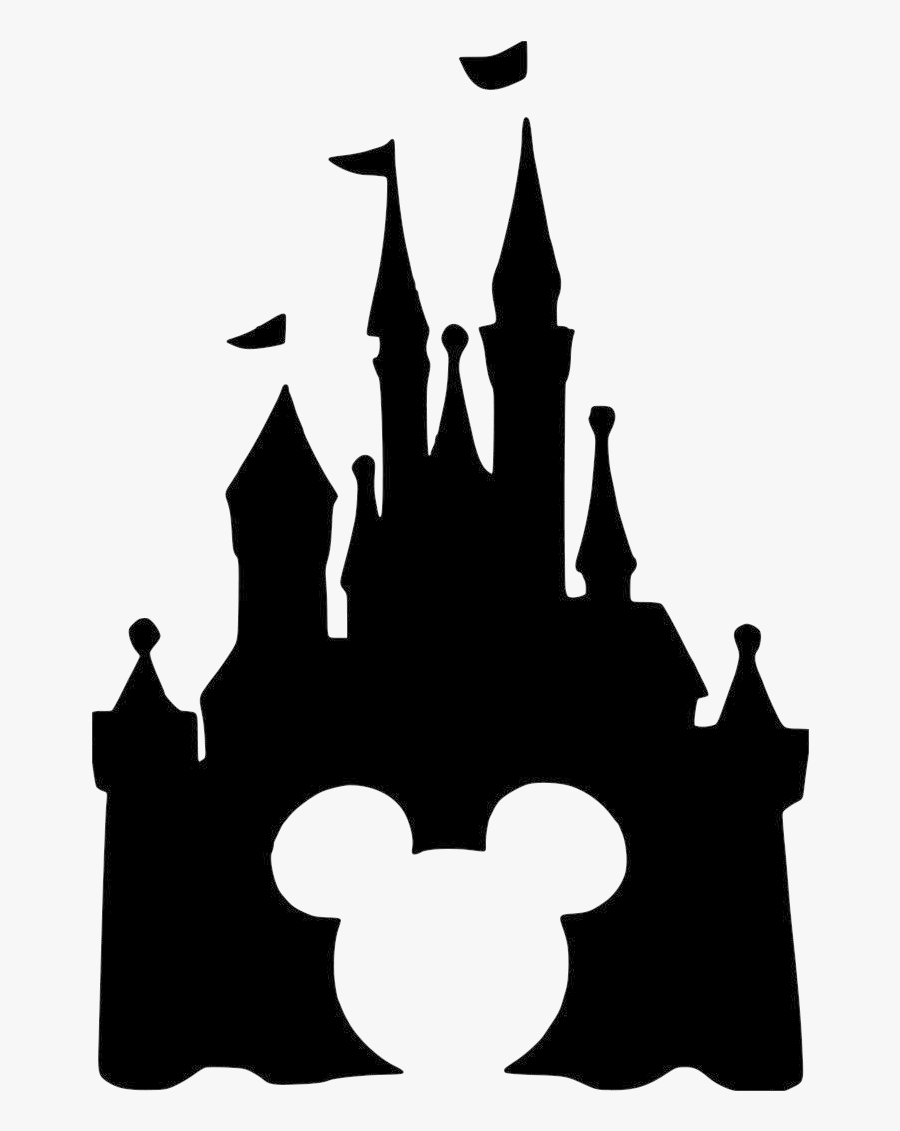 Disney Castle Ears File Size Silhouette On Clipart, Transparent Clipart