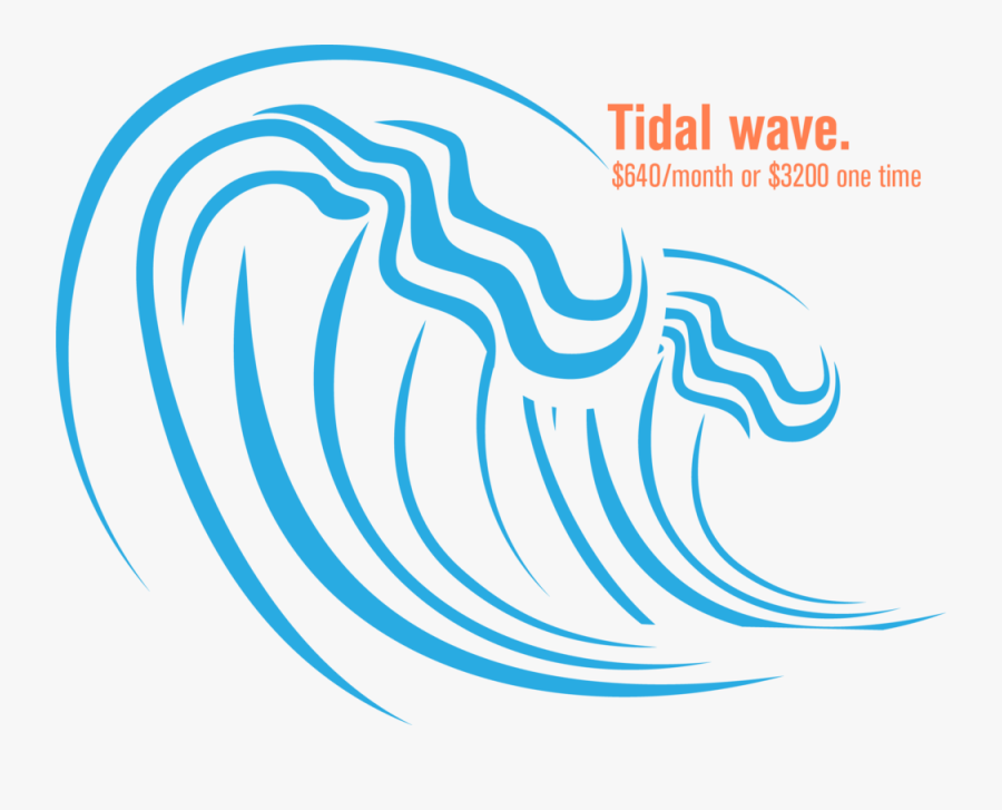 Transparent Ocean Wave Clipart Black And White, Transparent Clipart