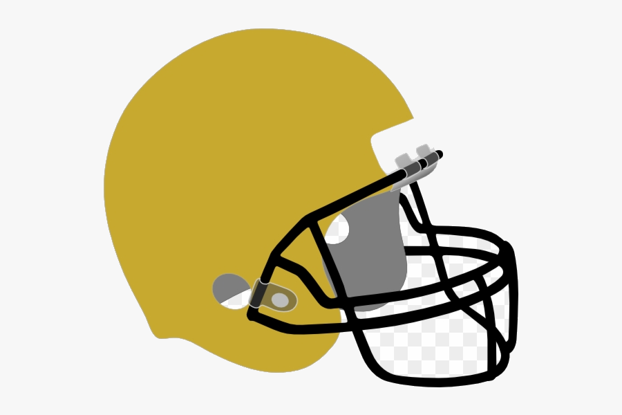 Football Helmet Black And Gold Clipart Transparent, Transparent Clipart