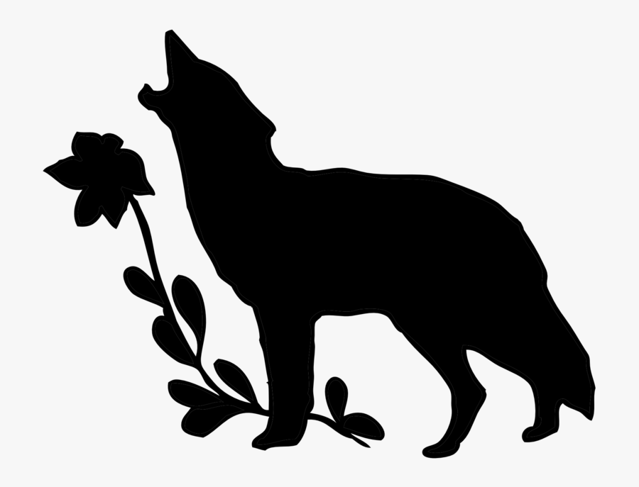 Wolf Walking Silhouette Drawing Clip Art, Transparent Clipart