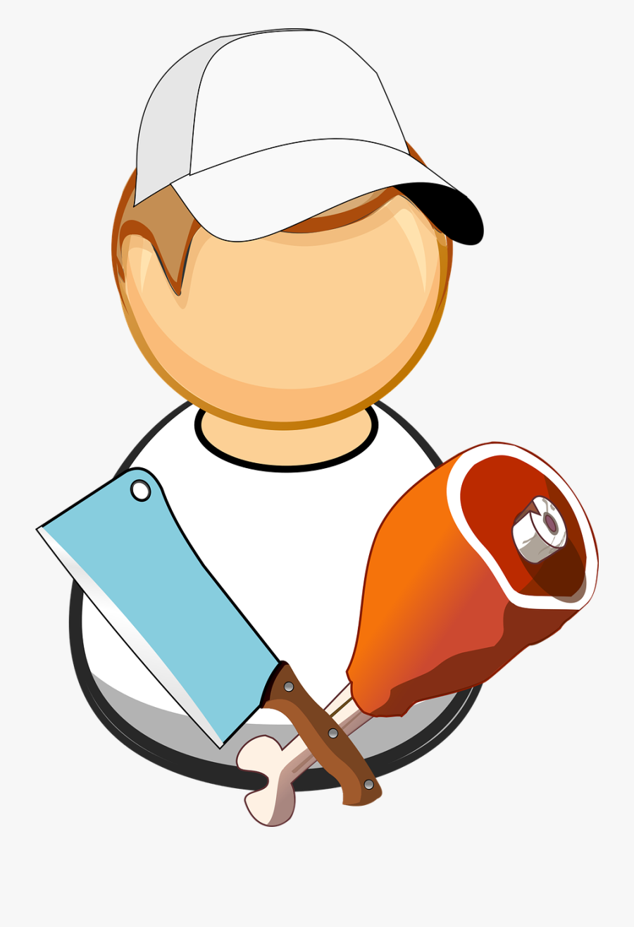 Butcher Ham Meatloaf Meat Market, Transparent Clipart