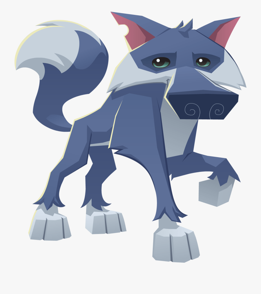 Shocking Wolf Clipart Animal Jam Pencil And In Color, Transparent Clipart