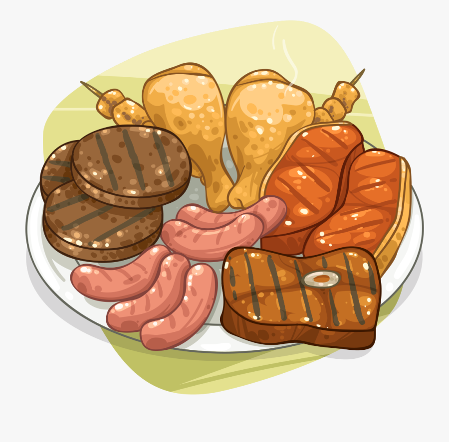 Cooked Meat - Meat - Cooked Meat Clipart Png, Transparent Clipart