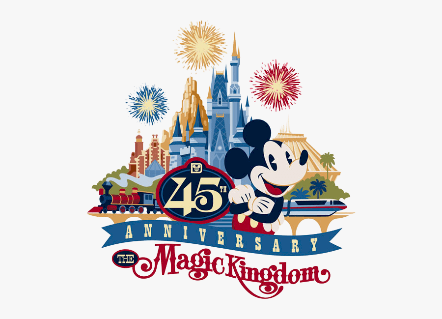 Disney Magic Kingdom Logos Clipart - Magic Kingdom Disney World Logo, Transparent Clipart