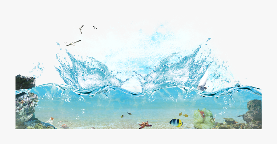 Ocean Waves Clip Art Simple - Portable Network Graphics, Transparent Clipart