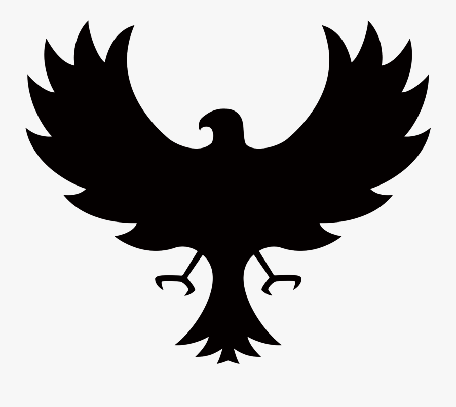 Monster Waves Clipart Falcon - Black Falcon Png, Transparent Clipart