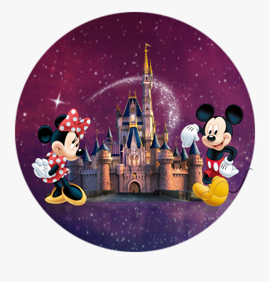 #disney #castle #disneycastle #disneyworkd #mickey - Mickey Minnie Disney Castle, Transparent Clipart