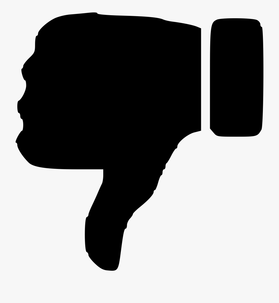 Thumbs Up Down Clip Art Download - Black Thumbs Down Clipart, Transparent Clipart