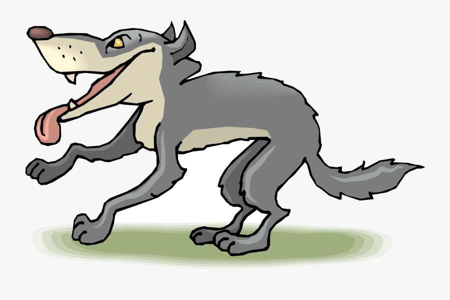 Wolf Free Animated Cliparts Clip Art Transparent Png - Cartoon Clip Art Wolf, Transparent Clipart