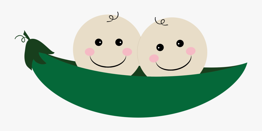 2 Peas In A Pod Clipart, Transparent Clipart