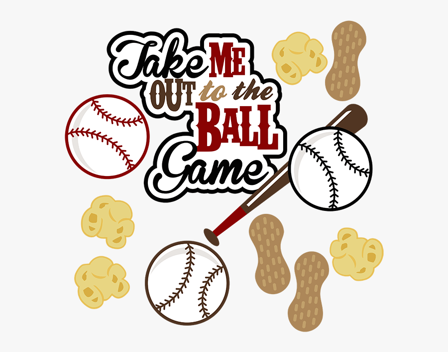 Who Sell Food At Baseball Games Clipart - Baseball Take Me Out To The Ball Game, Transparent Clipart