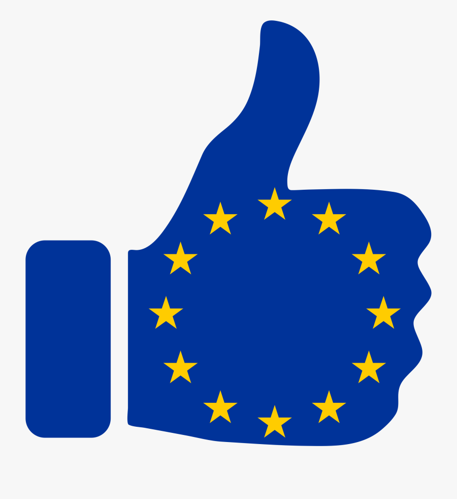 Thumbs Up Europe - European Union Clipart, Transparent Clipart