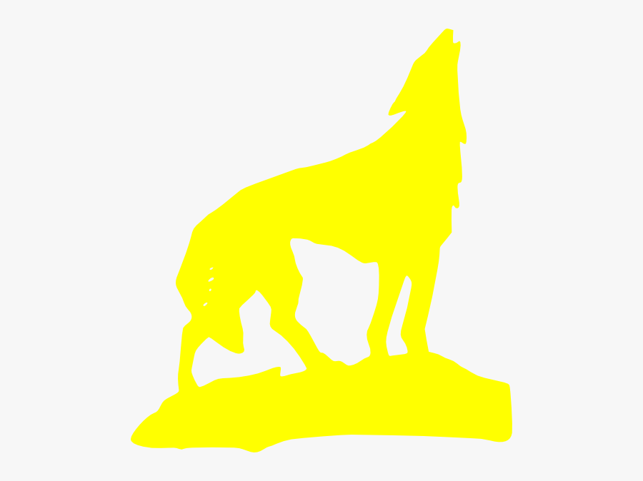 Wolf Yellow, Transparent Clipart