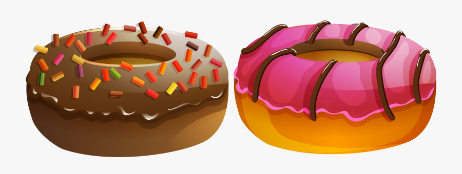 Donut Donuts Red Transparent Clipart Free Png - Donuts Clip Art Png, Transparent Clipart
