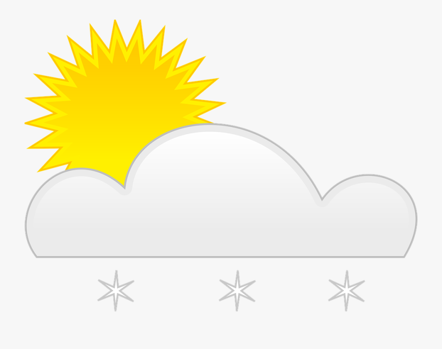 Sun Snow Png Clip Arts - Sun And Rain, Transparent Clipart
