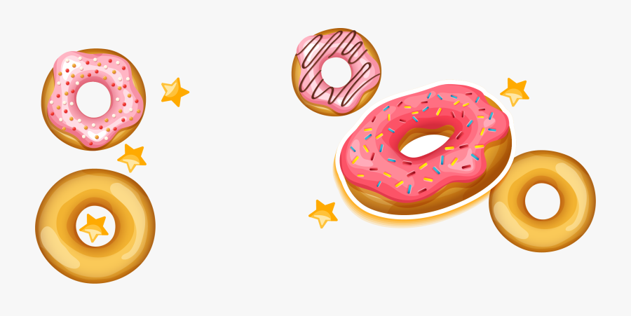 Doughnut Snack Cookie Clip - Inflatable, Transparent Clipart