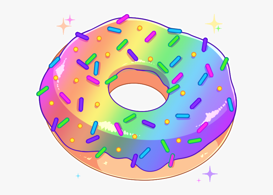 Donut Aesthetic Transparent Png Clipart , Png Download - Purple Donut Clipart, Transparent Clipart