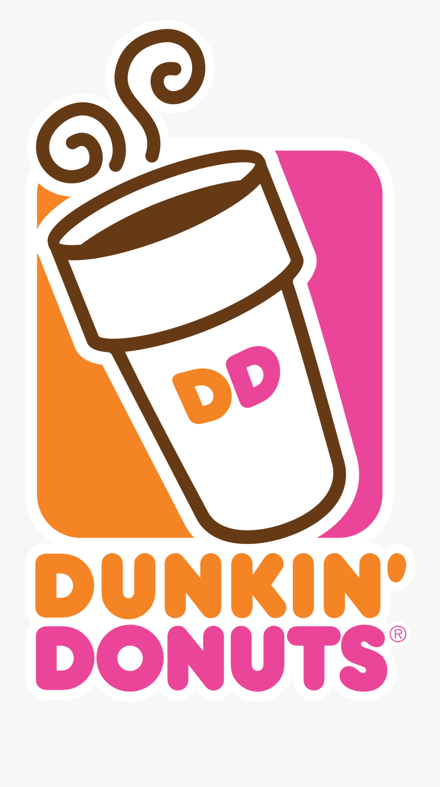 Dunkin Donuts Clip Art - Dunkin Donuts Logo, Transparent Clipart