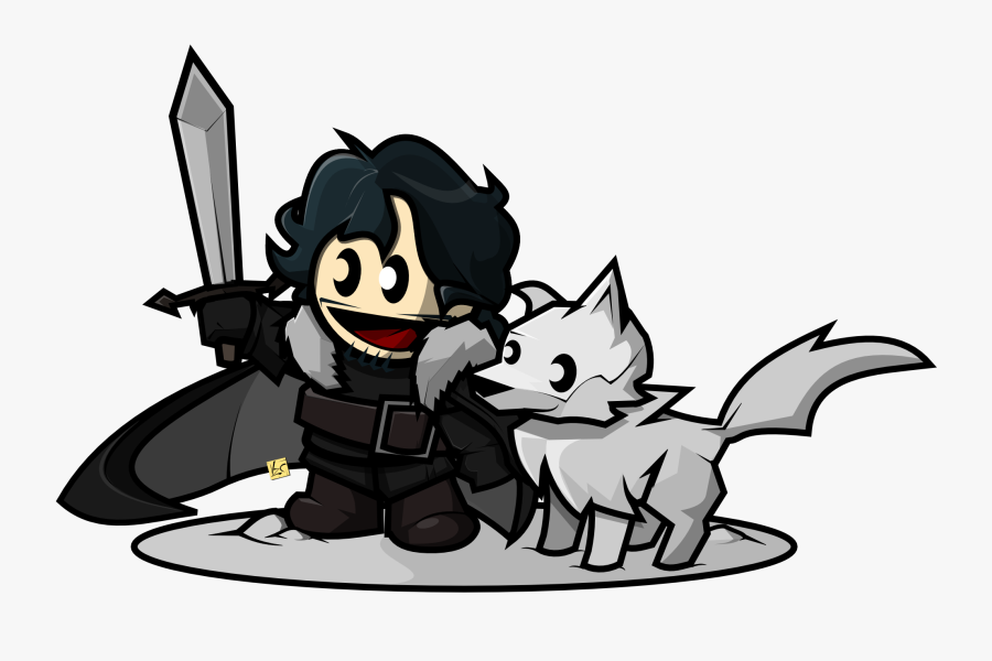Game Of Thrones Jon Snow Clipart Dibujo Free Transparent - Jon Snow Clipart, Transparent Clipart
