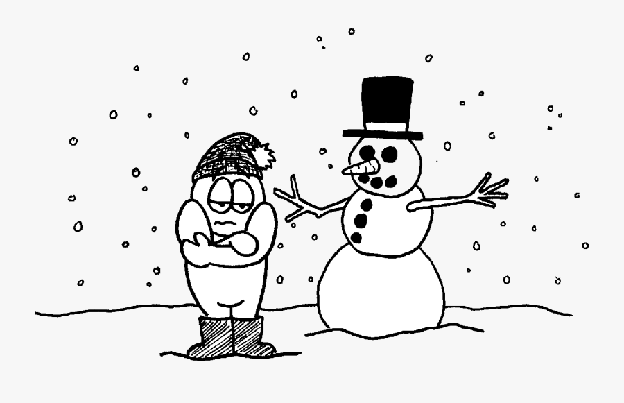 Winter Free Snow Cliparts Clip Art On Transparent Png - Cold Weather Clipart Black And White, Transparent Clipart