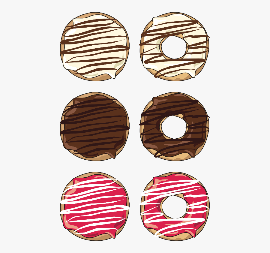 Doughnut - Printable Donut Stickers, Transparent Clipart