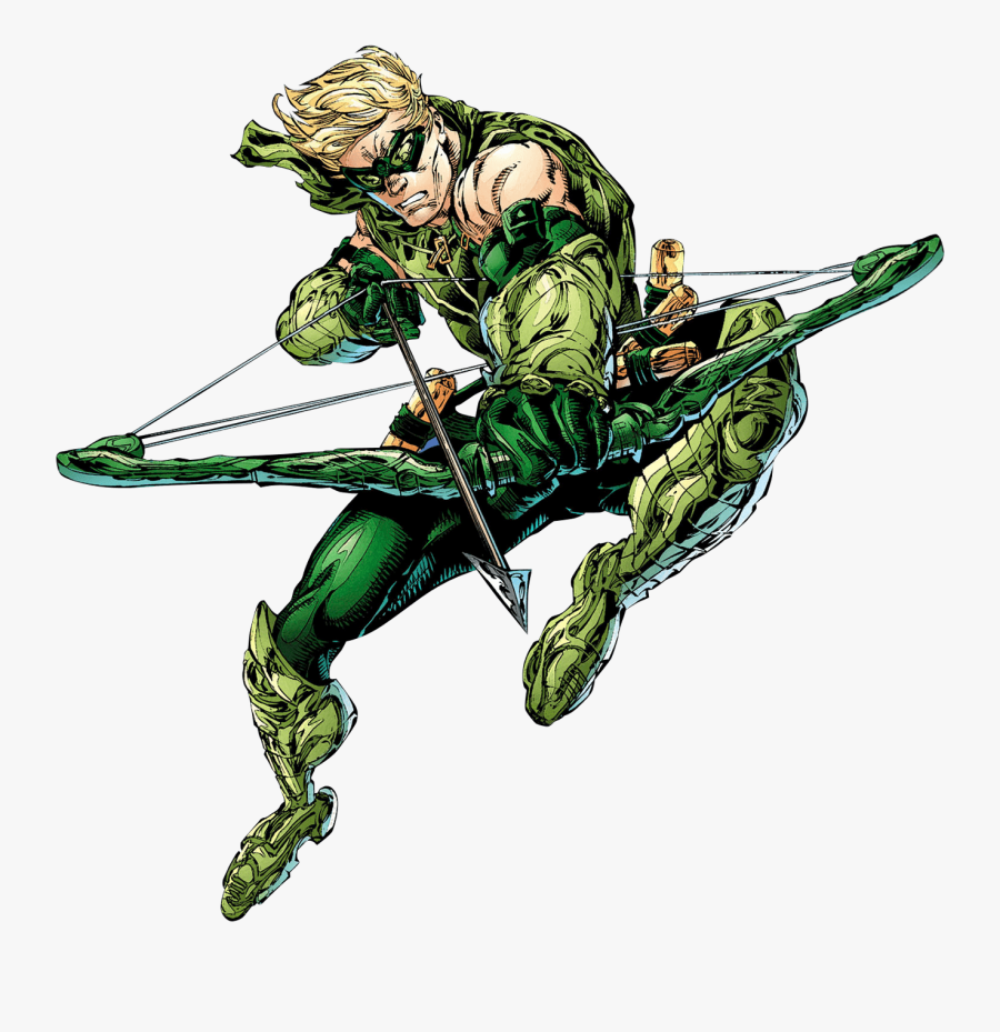 Green Arrow Superhero Clipart - Green Arrow Comic Png, Transparent Clipart
