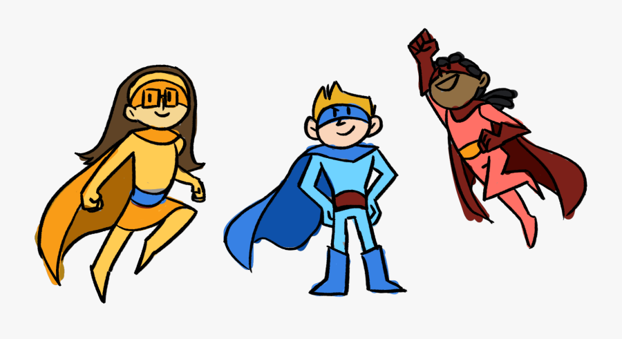 Transparent Super Hero Clip Art - Superhero Cartoon Png, Transparent Clipart