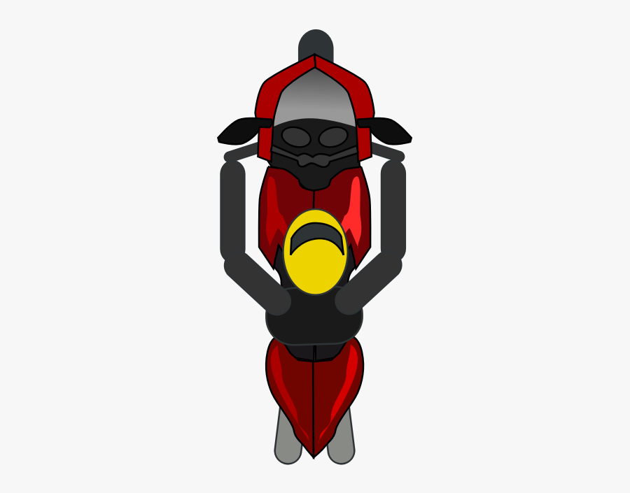 Racing Bike Top Down For Games - Bike Icon Top View, Transparent Clipart