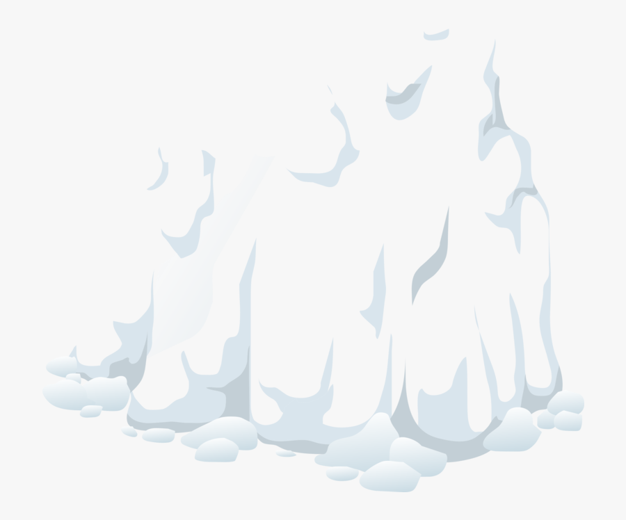 Alpine Landscape Snow Skirt Svg Clip Arts - Silhouette, Transparent Clipart