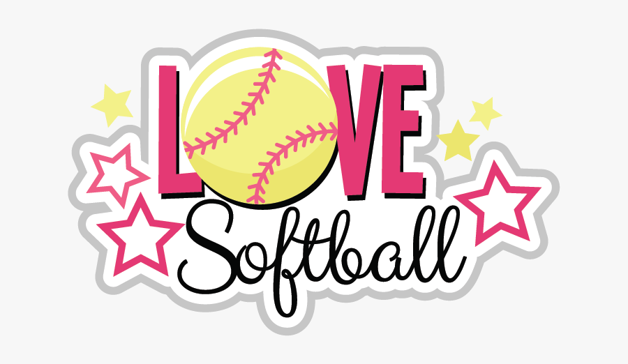 Love Clipart Softball - Love Softball, Transparent Clipart