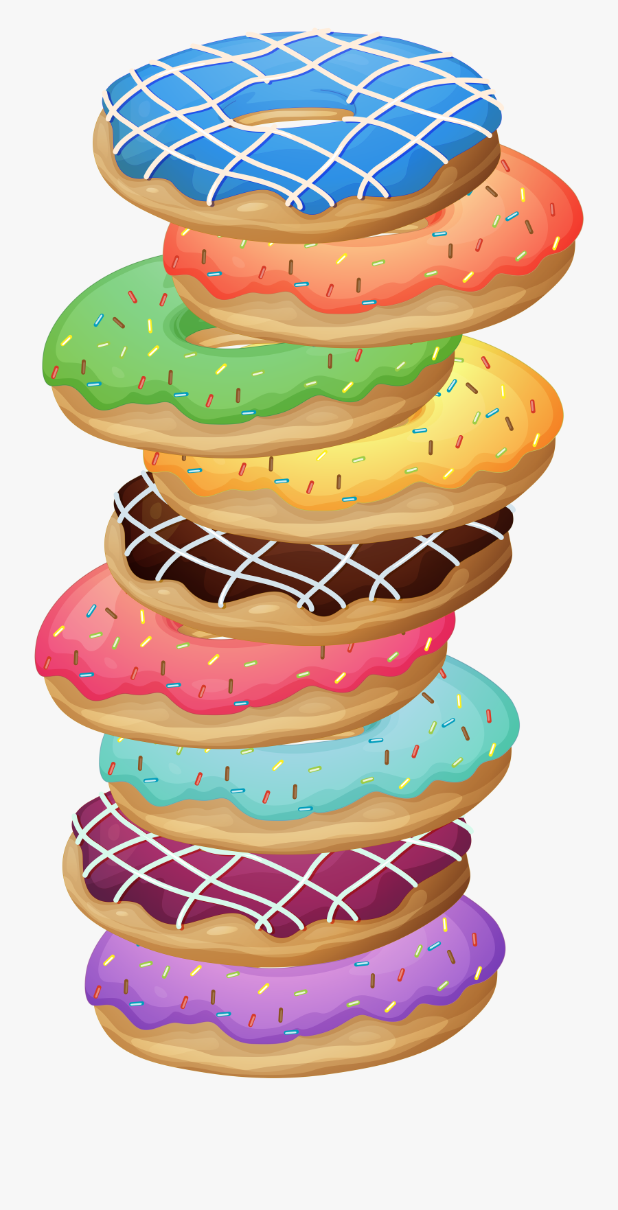 Transparent Donut Clipart Png - Stack Of Cookies Clip Art, Transparent Clipart