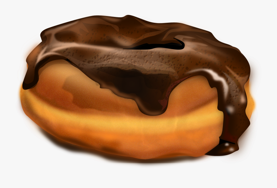 Chocolate Donut Clip Arts - Boston Cream Donut Hd, Transparent Clipart