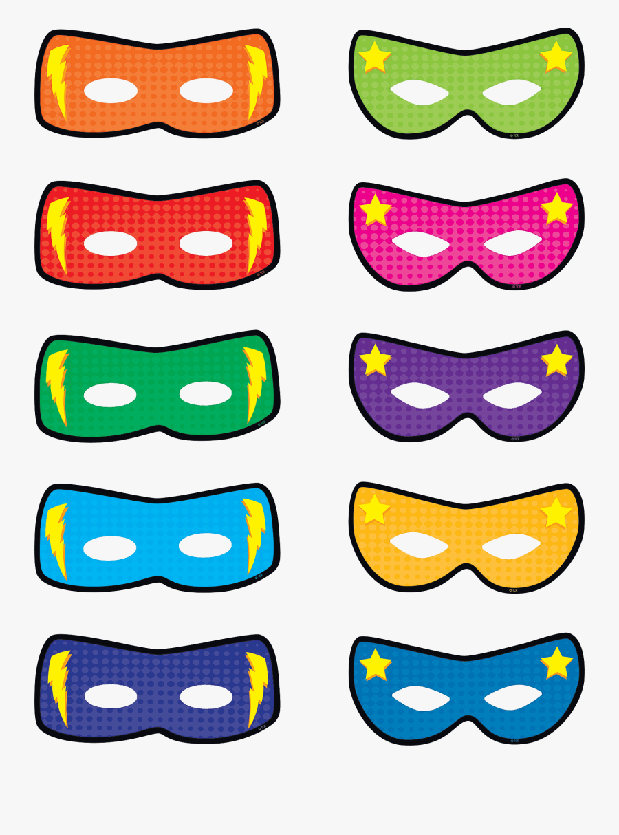 Superhero Masks Accents - Free Clipart Superhero Mask, Transparent Clipart