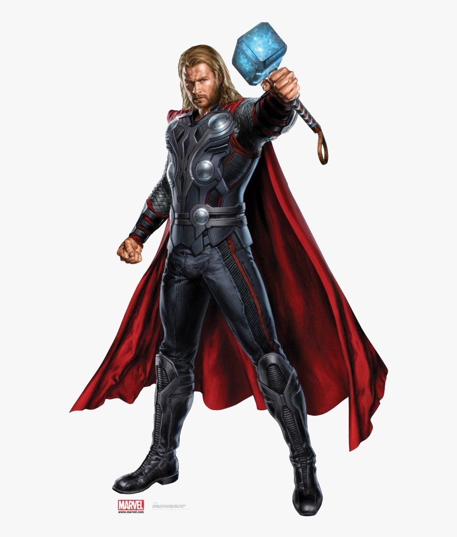 Thor Marvel Superheros Clip Art Png Clipart Black And - Thor - Avengers, Transparent Clipart