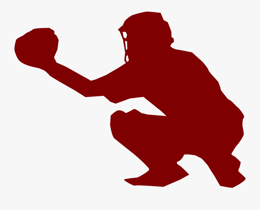 Catcher Baseball Fastpitch Softball Clip Art - Baseball Catcher Transparent Background, Transparent Clipart