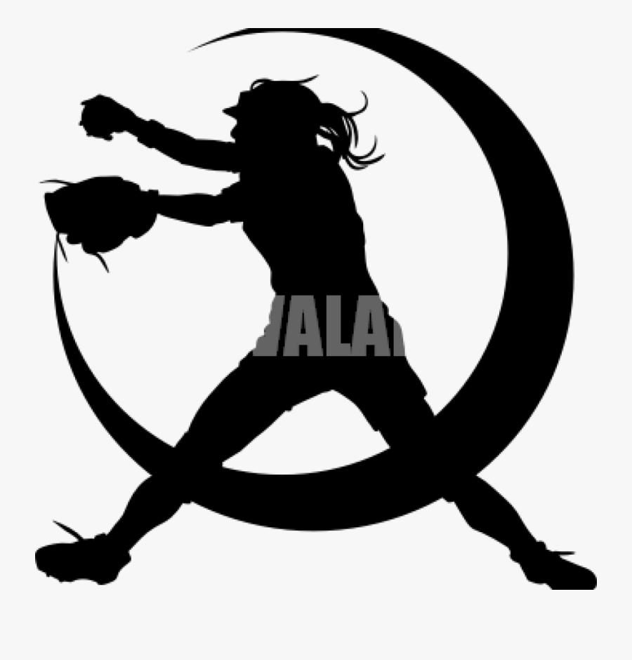 Transparent Softball Clip Art - Fastpitch Softball, Transparent Clipart