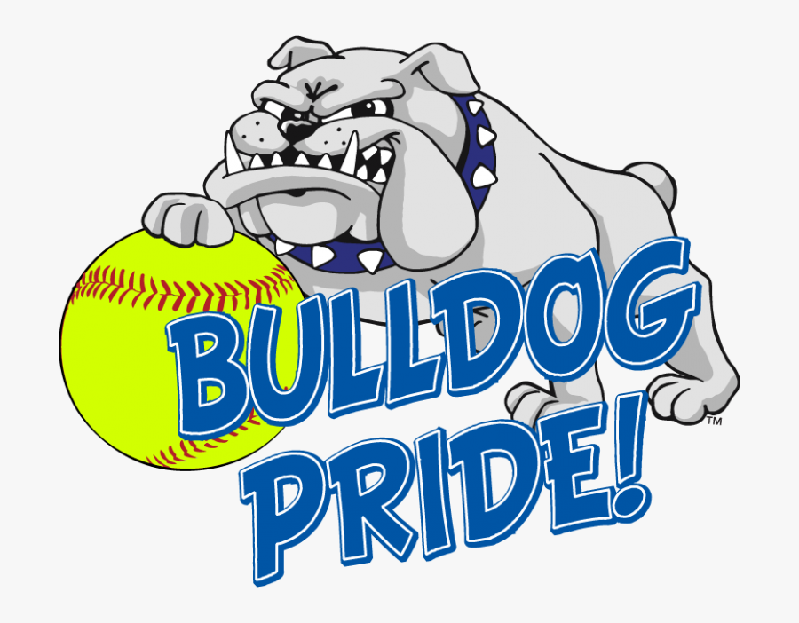 Bulldog Pride Softball, Transparent Clipart