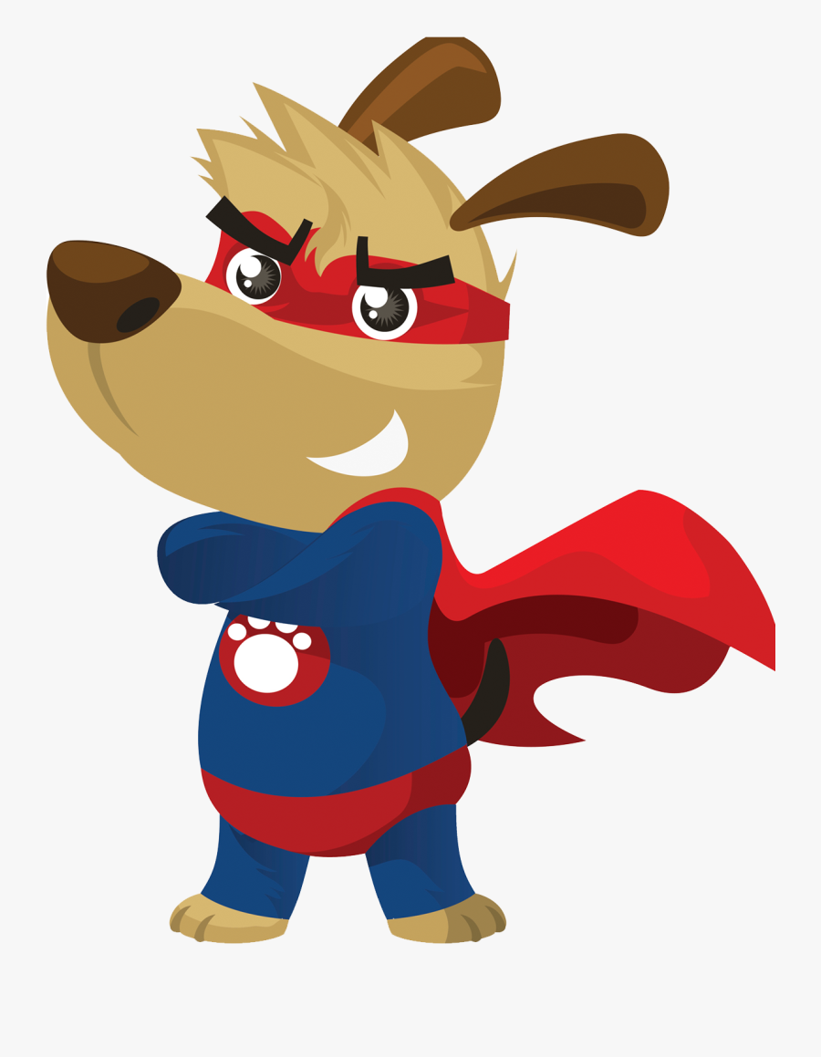 Clipart Dogs Superhero - Dog Superhero Clipart, Transparent Clipart