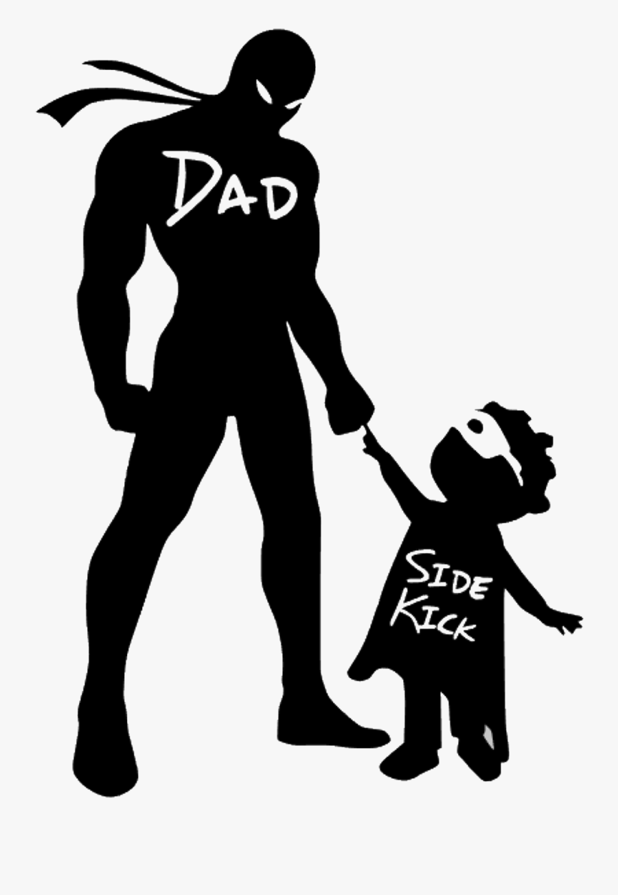 Silhouette Clipart Superhero - Male Transparent Superhero Silhouette, Transparent Clipart