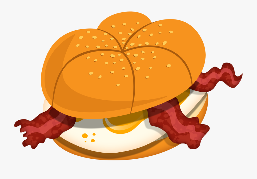 Thirty Useful Emoji For - Bacon And Egg Roll Clip Art, Transparent Clipart
