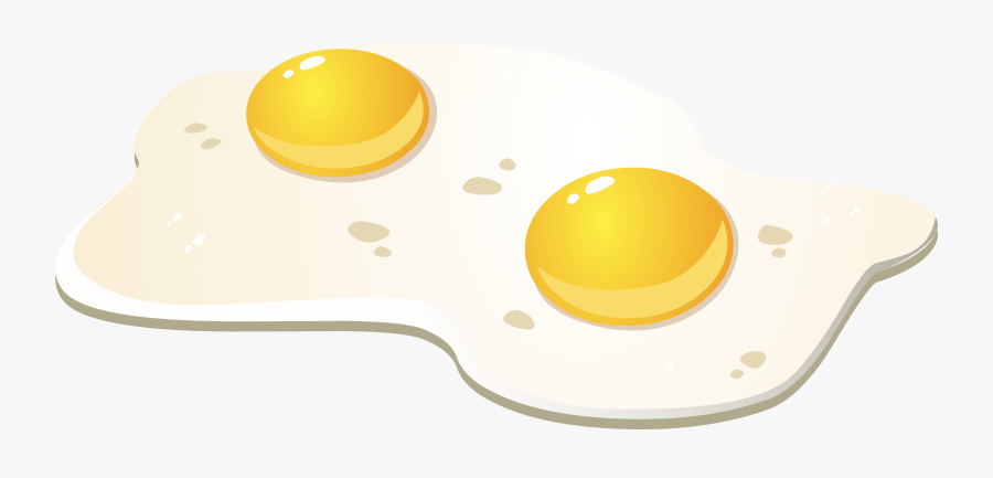 Fried Eggs Clip Art, Transparent Clipart
