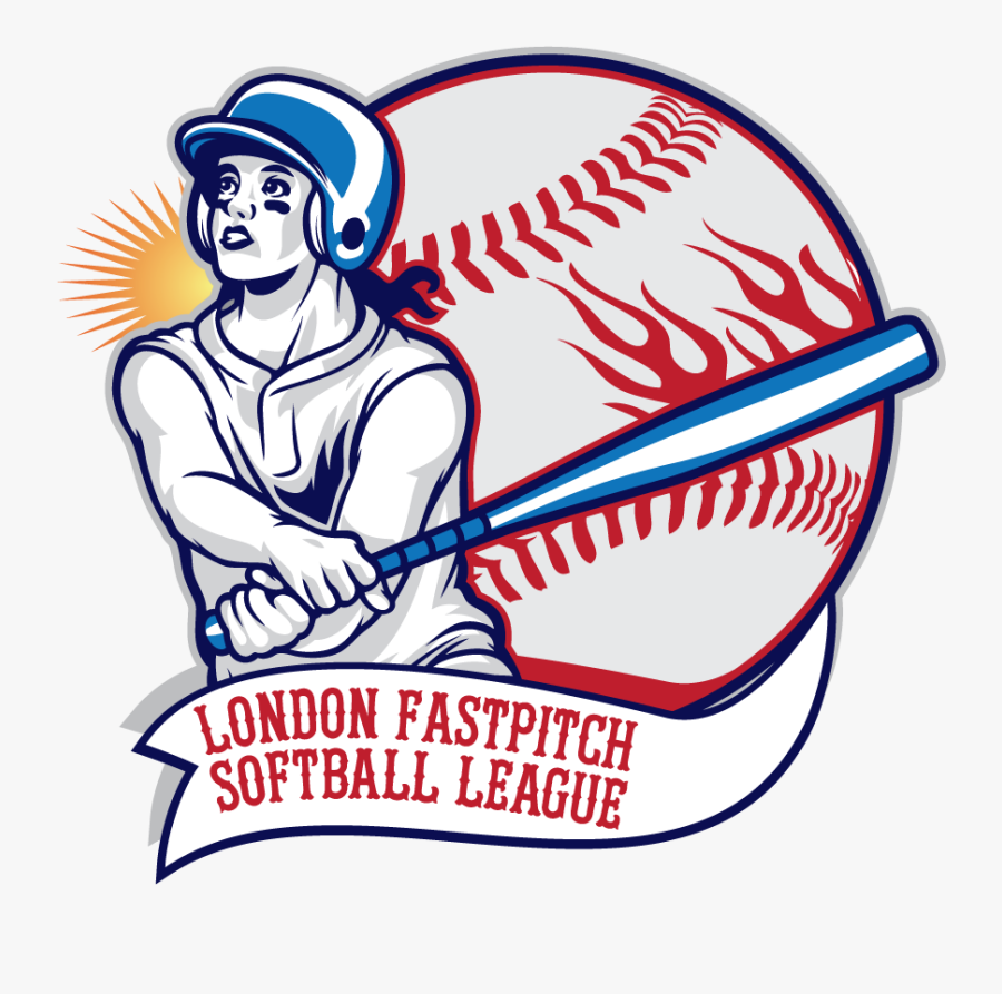 London Fastpitch Softball League Gets Off To A Flying - Softball Logo Png, Transparent Clipart