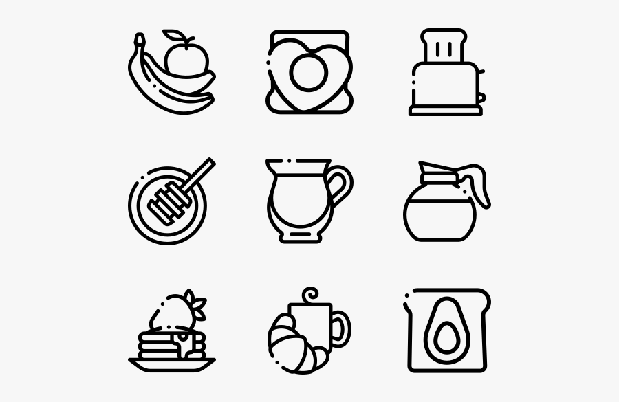 Breakfast - Interface Icon, Transparent Clipart
