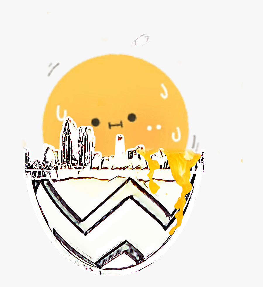 #egg #cityskyline #edit #art #sunrise #breakfast #imhungry - Illustration, Transparent Clipart